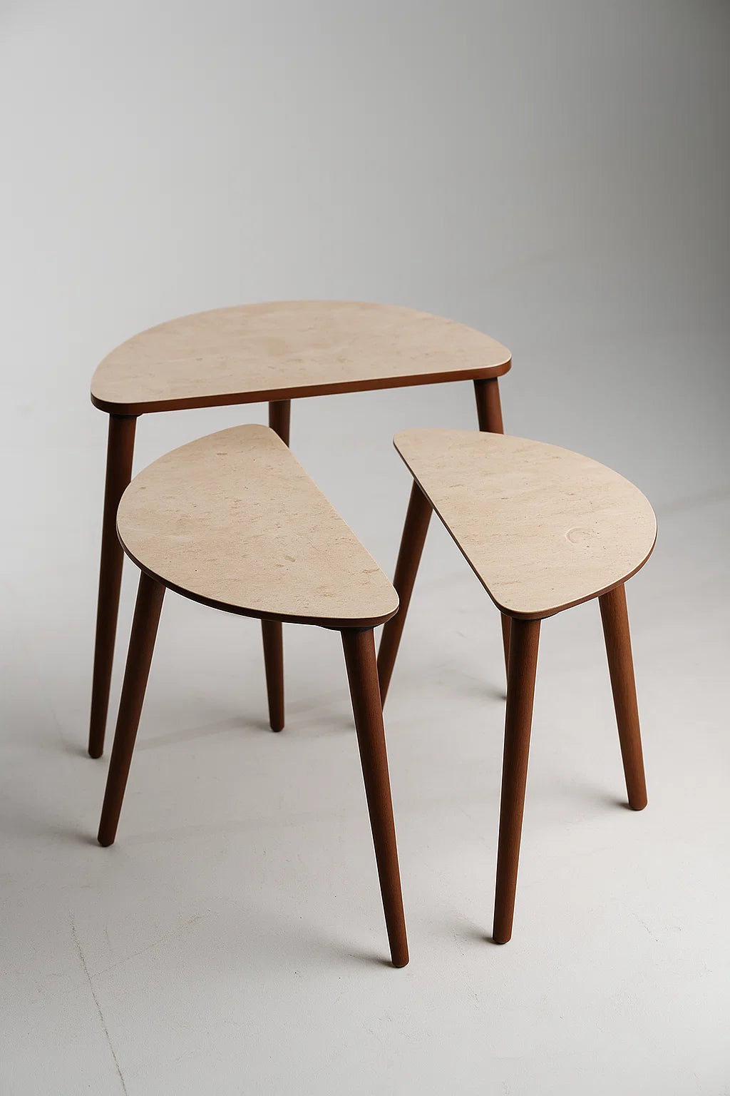 AYGE™ Roma 3lü Zigon Sehpa %100 MDF