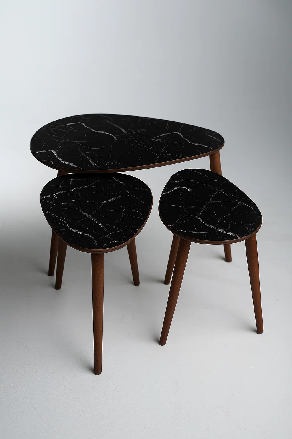 AYGE ™ Paris 3lü Zigon Sehpa %100 MDF