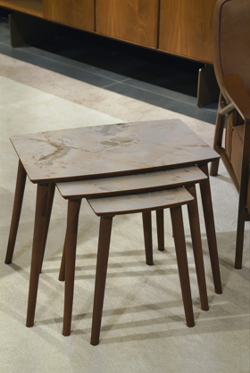 AYGE™ İstanbul 3lü Zigon Sehpa %100 MDF