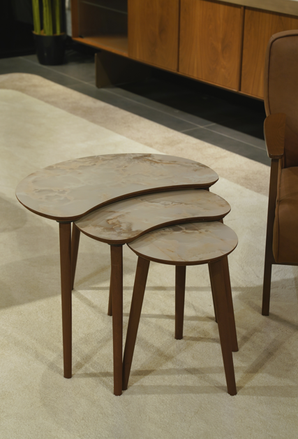 AYGE ™ Berlin 3lü Zigon Sehpa %100 MDF