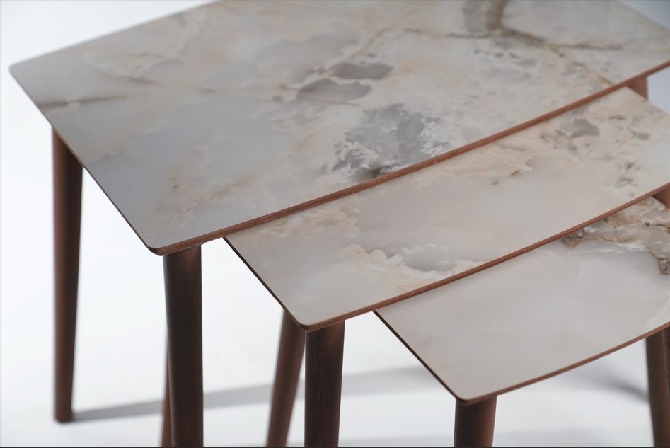 AYGE™ İstanbul 3lü Zigon Sehpa %100 MDF