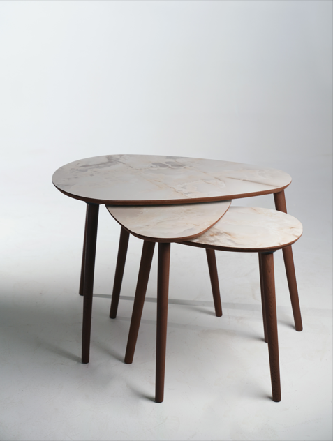 AYGE ™ Paris 3lü Zigon Sehpa %100 MDF
