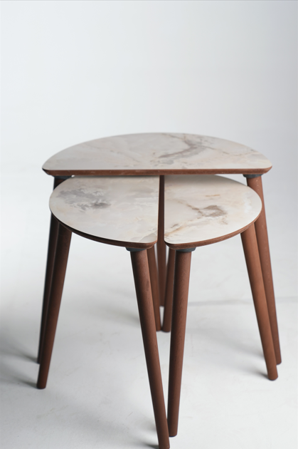 AYGE™ Roma 3lü Zigon Sehpa %100 MDF