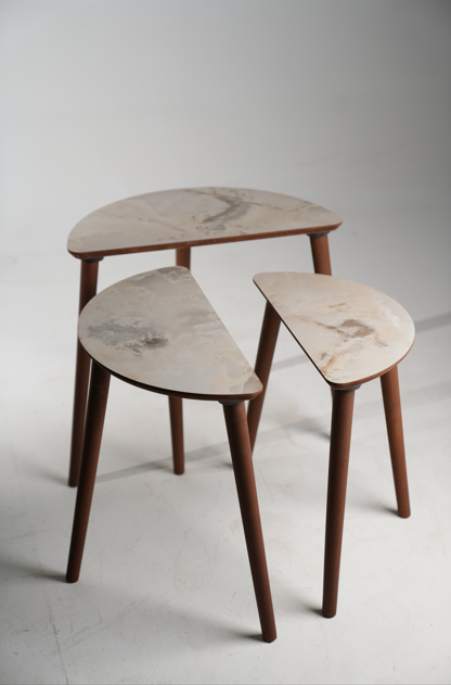AYGE™ Roma 3lü Zigon Sehpa %100 MDF
