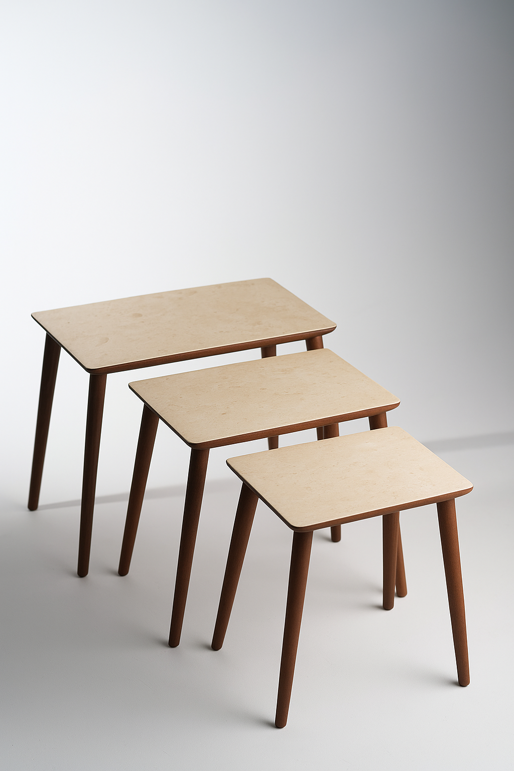 AYGE™ İstanbul 3lü Zigon Sehpa %100 MDF