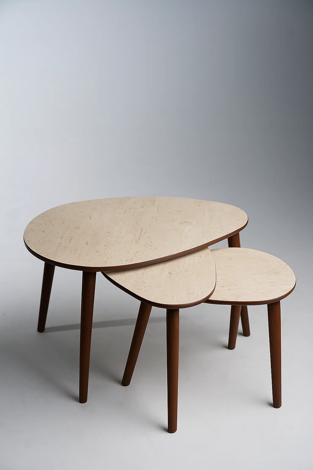 AYGE ™ Paris 3lü Zigon Sehpa %100 MDF
