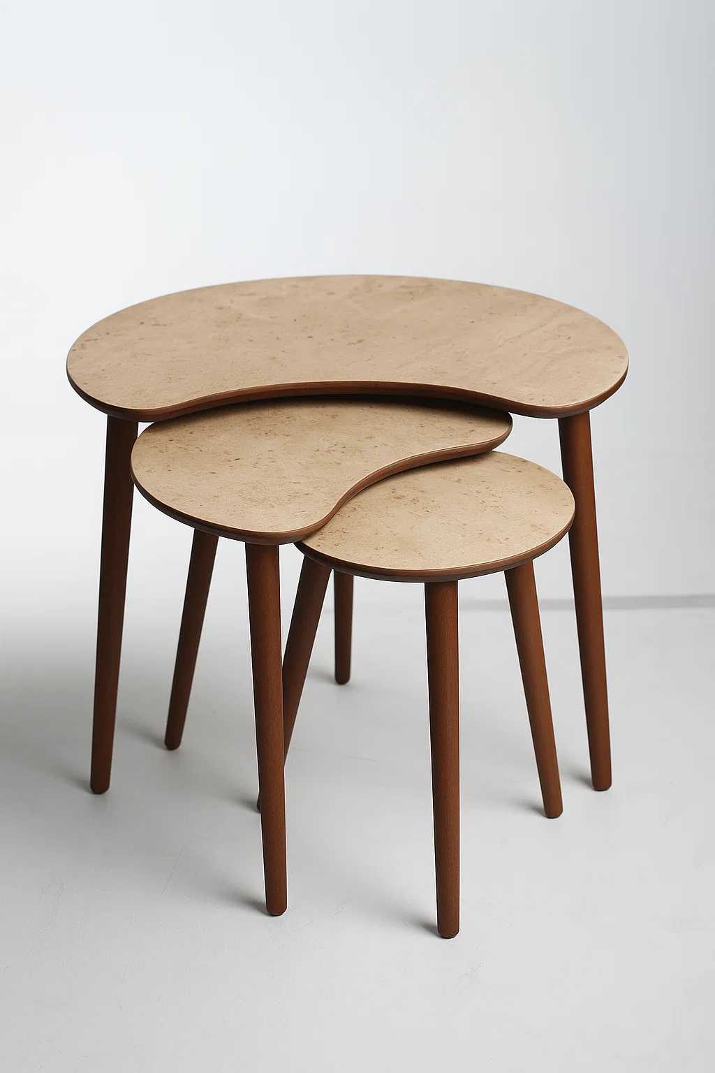 AYGE ™ Berlin 3lü Zigon Sehpa %100 MDF