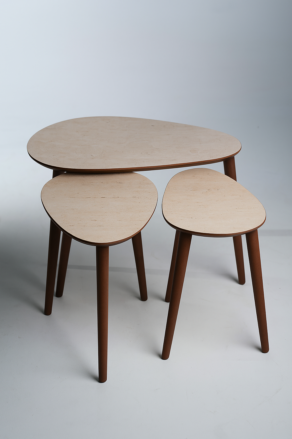 AYGE ™ Paris 3lü Zigon Sehpa %100 MDF