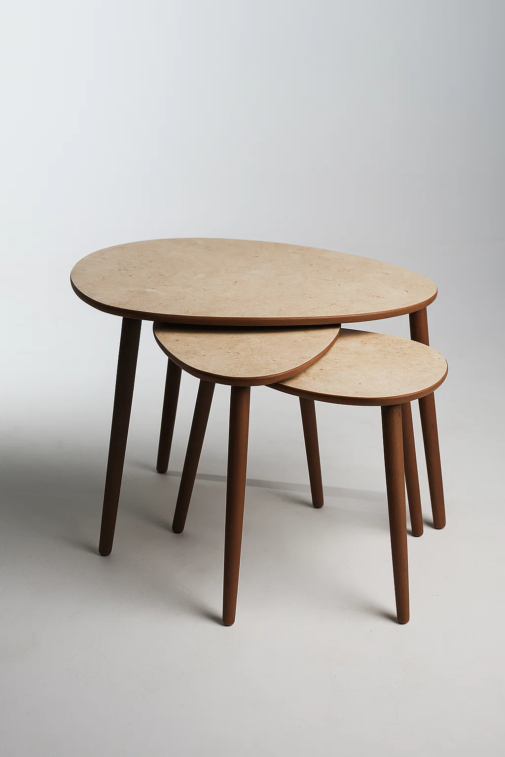 AYGE ™ Paris 3lü Zigon Sehpa %100 MDF