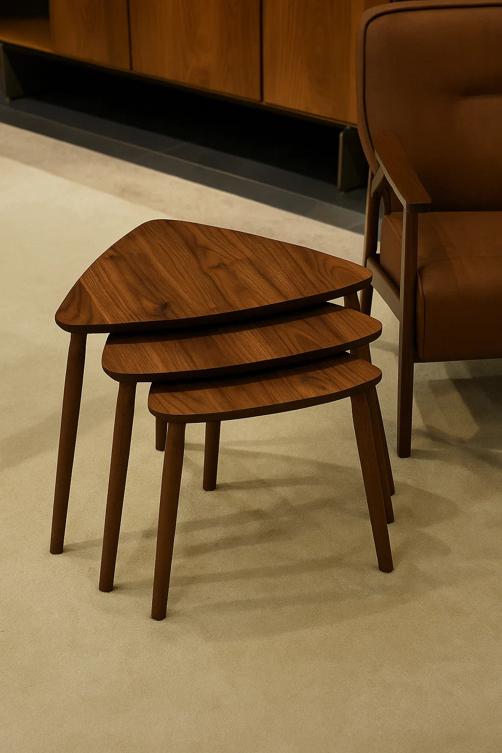 AYGE ™ Tokyo 3lü Zigon Sehpa %100 MDF
