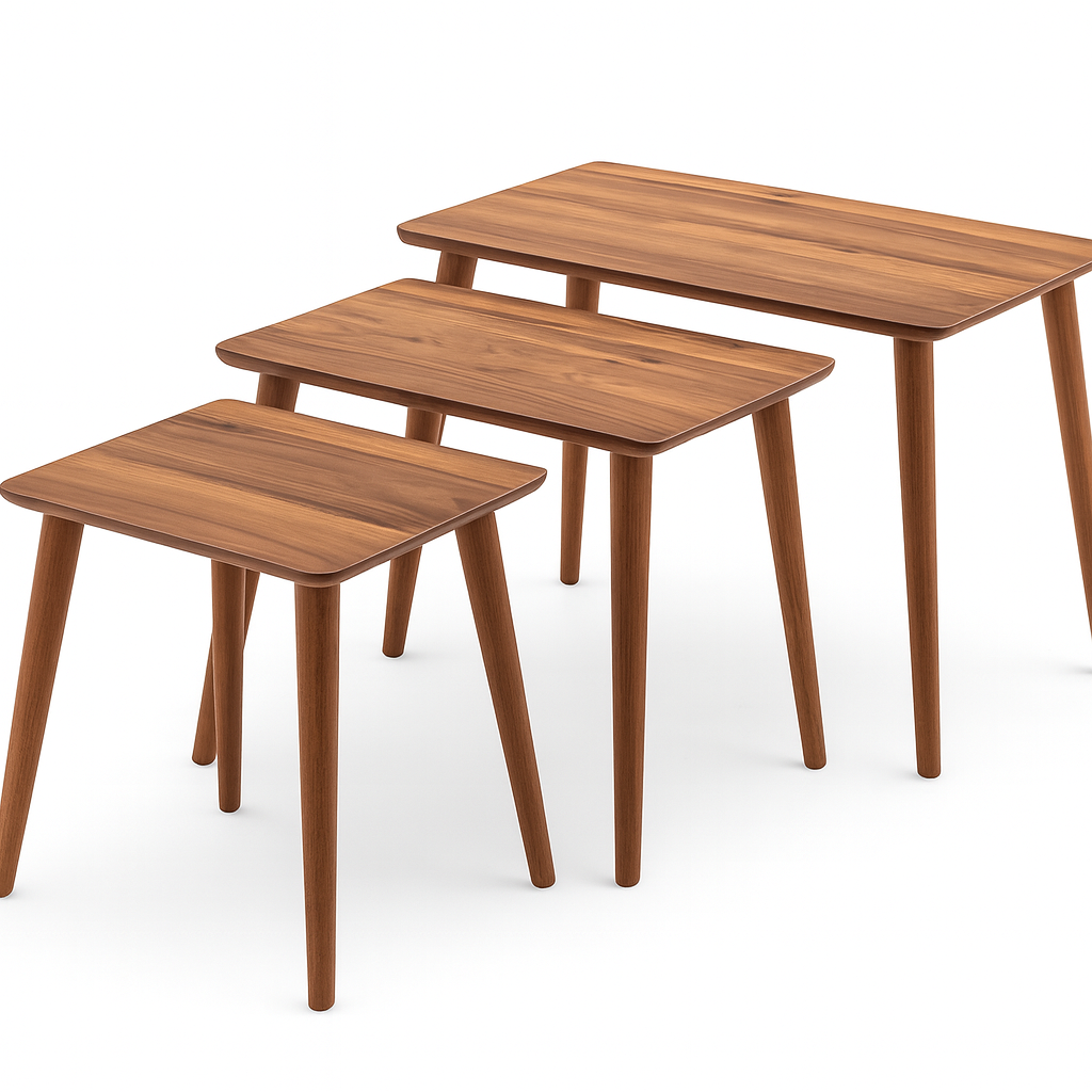 AYGE™ İstanbul 3lü Zigon Sehpa %100 MDF