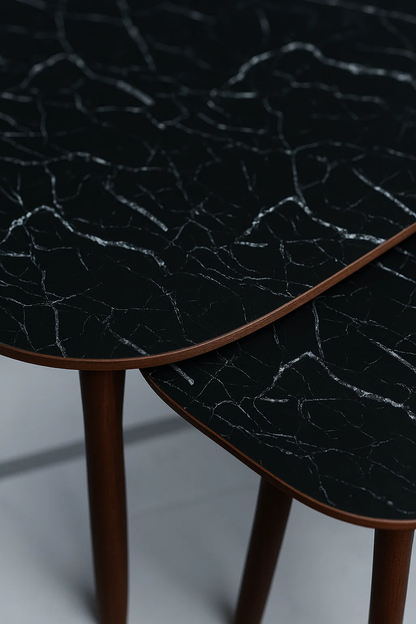 AYGE ™ Paris 3lü Zigon Sehpa %100 MDF