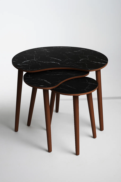 AYGE ™ Berlin 3lü Zigon Sehpa %100 MDF