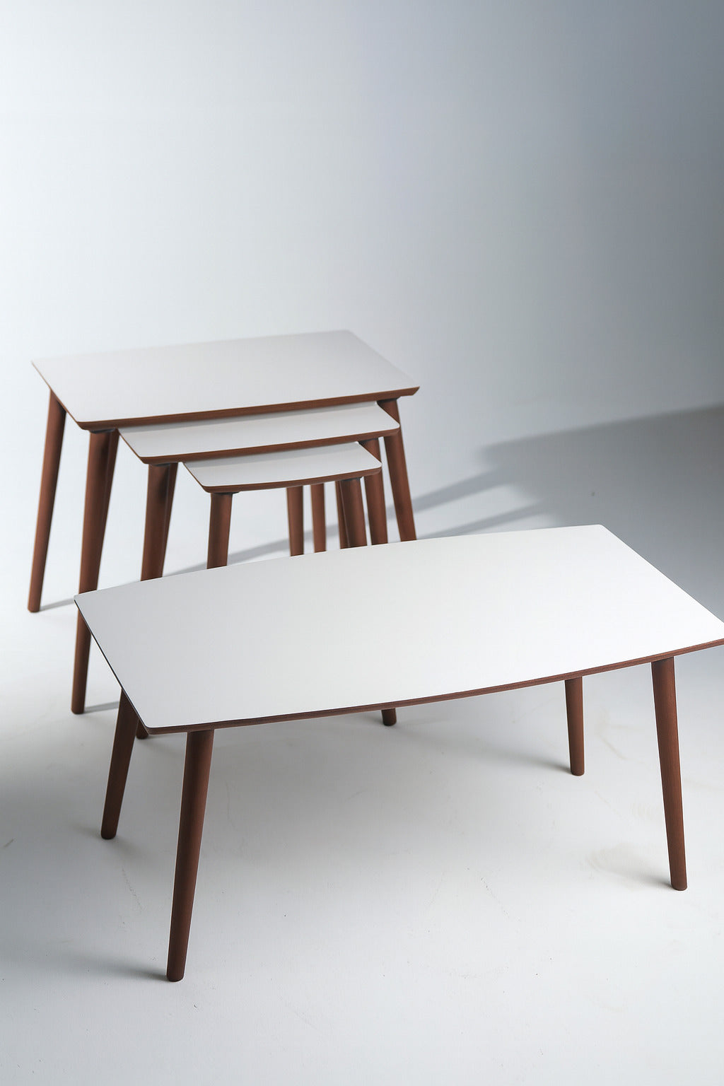AYGE ™ İstanbul 3lü Zigon + Orta Sehpa %100 MDF