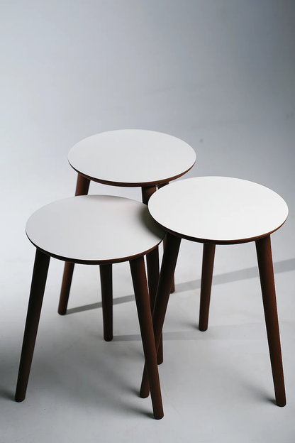 AYGE ™ Madrid 3lü Zigon Sehpa %100 MDF