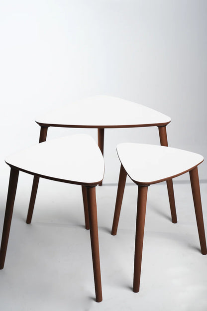 AYGE ™ Tokyo 3lü Zigon Sehpa %100 MDF