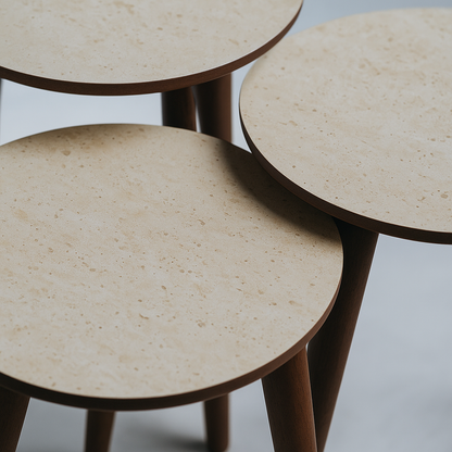 AYGE ™ Madrid 3lü Zigon Sehpa %100 MDF