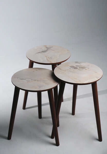 AYGE ™ Madrid 3lü Zigon Sehpa %100 MDF