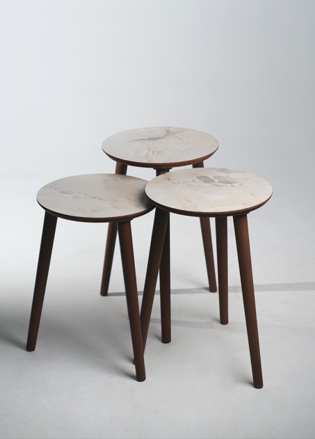 AYGE ™ Madrid 3lü Zigon Sehpa %100 MDF