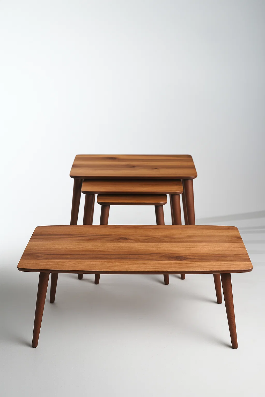 AYGE ™ İstanbul 3lü Zigon + Orta Sehpa %100 MDF