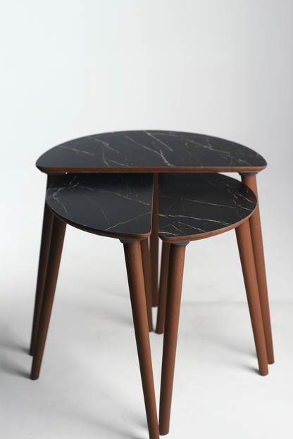AYGE™ Roma 3lü Zigon Sehpa %100 MDF