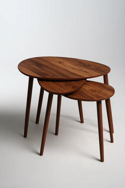 AYGE ™ Paris 3lü Zigon Sehpa %100 MDF