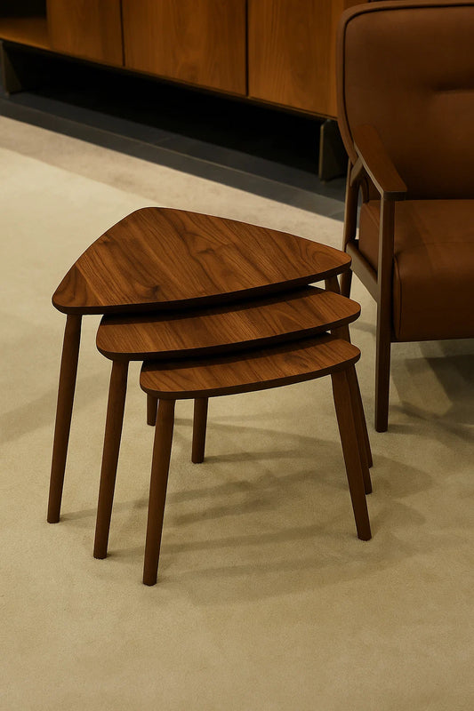AYGE ™ Tokyo 3lü Zigon Sehpa %100 MDF